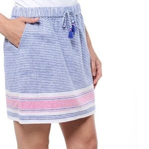 Vineyard Vines Linen Tassel Skirt